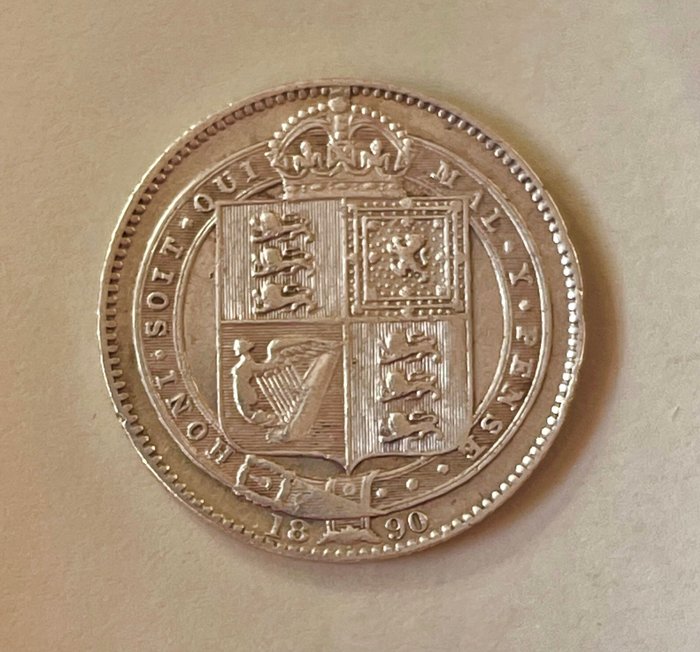 Verden, Italien Kongeriget Savoyen, Storbritannien, Panama,. Collezione Internazionale di 5 monete in Argento (sec. XIX e XX). Alto Grado.  (Ingen mindstepris)