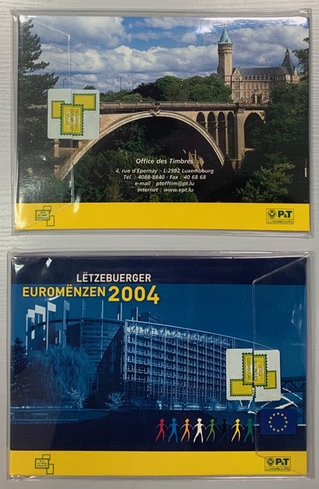 Luxembourg Year Set (FDC) 2003/2004 "P et T" (2 sets)