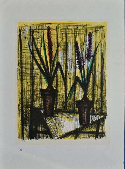 Bernard Buffet (1928-1999) - Les fleurs (10 lithographies)