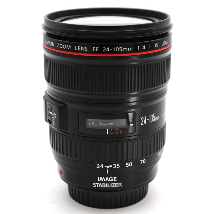 Canon EF 24-105mm f/4L IS USM zoomlens met EW-83H zonnekap #PRO ZOOMLENS Zoomobjektiv