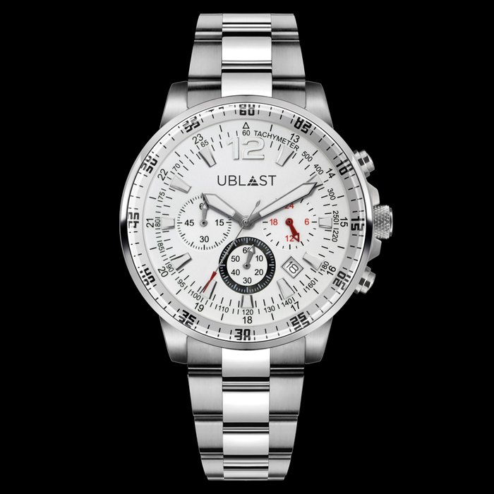 Ublast - Street Race Chronograph - UBSR43SWH - Mænd - Ny