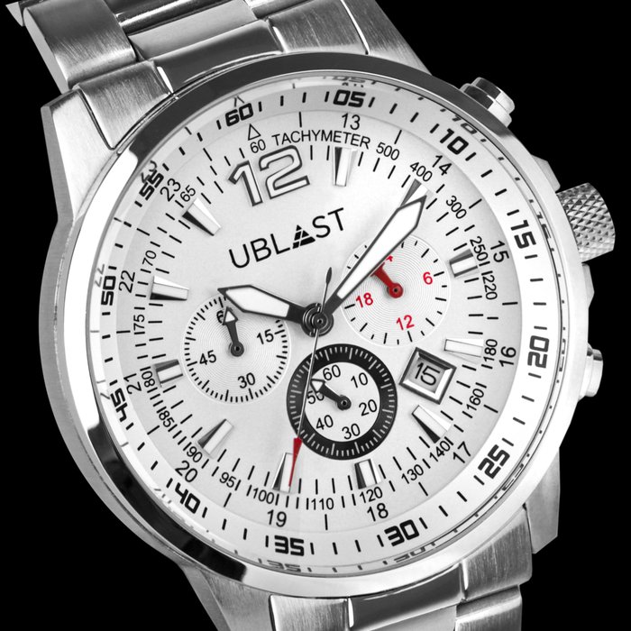 Ublast - Street Race Chronograph - UBSR43SWH - Mænd - Ny