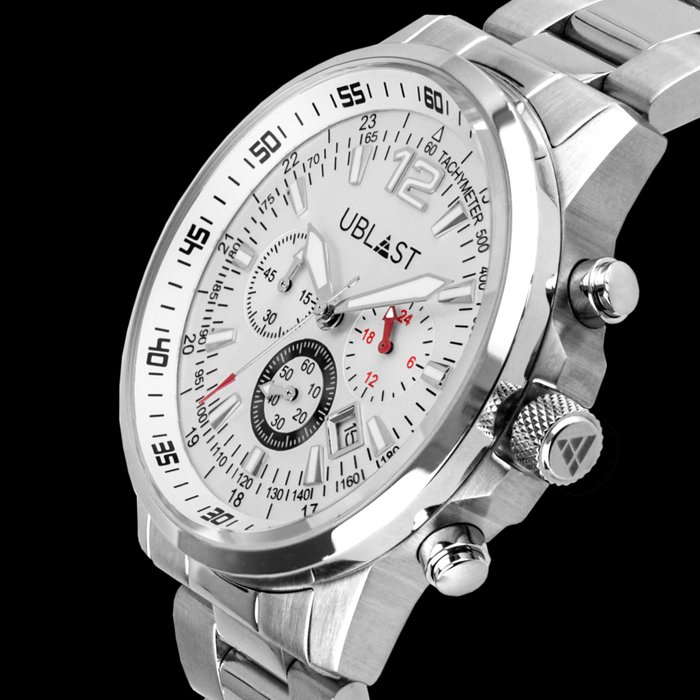 Ublast - Street Race Chronograph - UBSR43SWH - Mænd - Ny