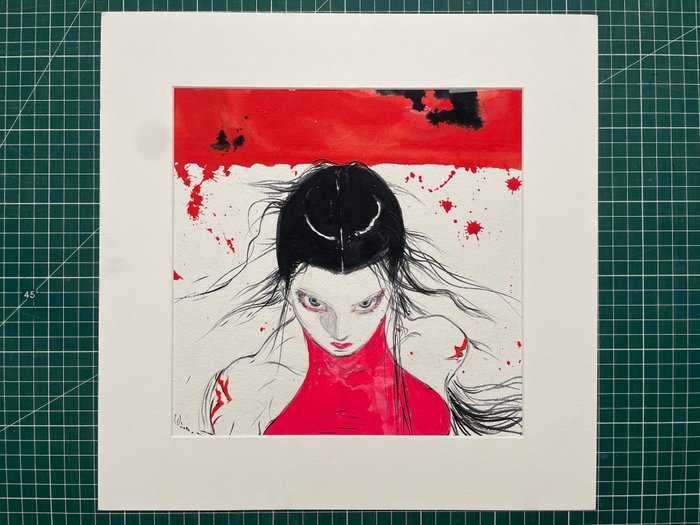 Amano, Yoshitaka - 1 Original colour drawing - Elektra