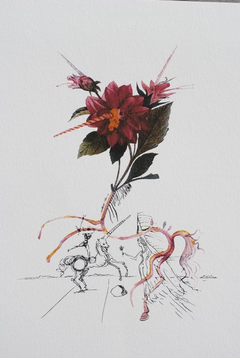 Salvador Dali (1904-1989) - Flordali : Le dahlia