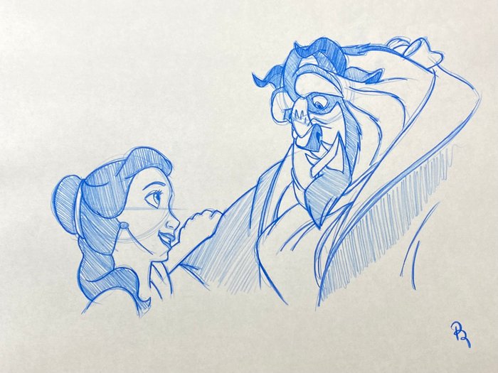 Walt Disney Productions - Beauty and the Beast (1991 film) - 1 Illustrationstegning