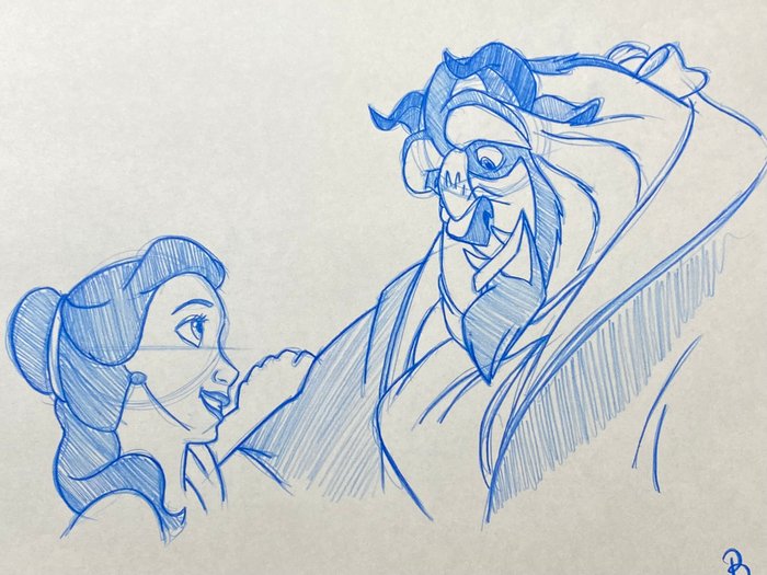 Walt Disney Productions - Beauty and the Beast (1991 film) - 1 Illustrationstegning