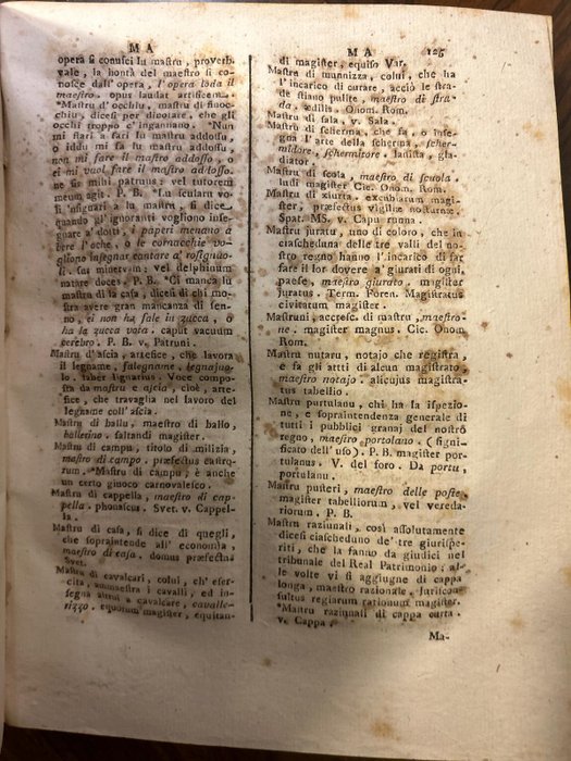 Michele Pasqualino - Vocabolario siciliano etimologico italiano e latino dell’annata Michele Pasqualino - 1785