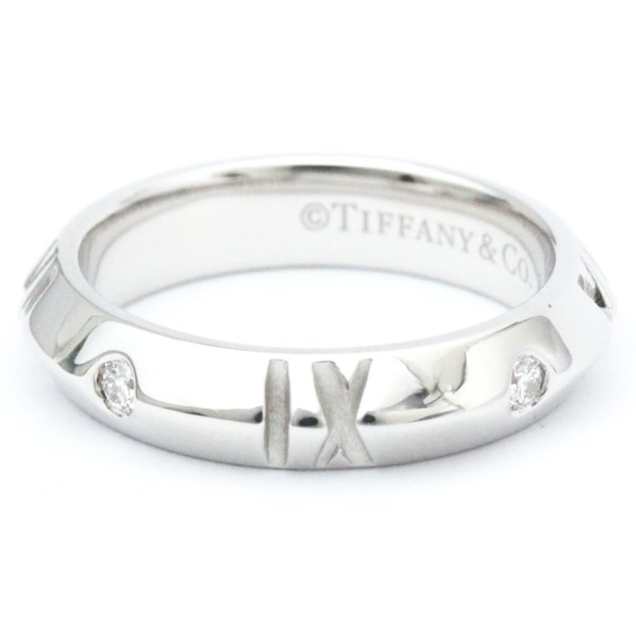 Tiffany  Co. - Ring - Atlas - 18 kraat Hvidguld