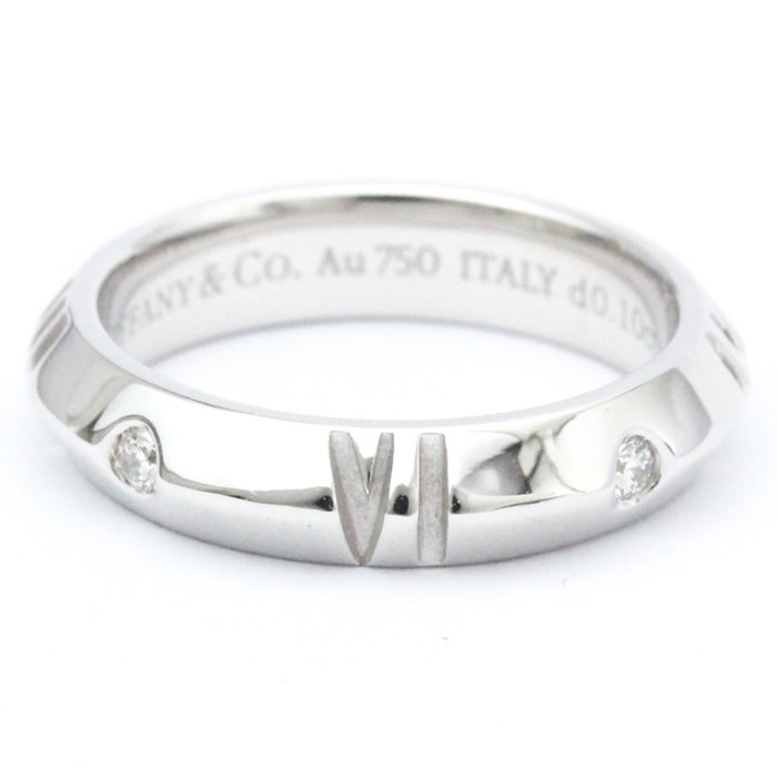 Tiffany  Co. - Ring - Atlas - 18 kraat Hvidguld