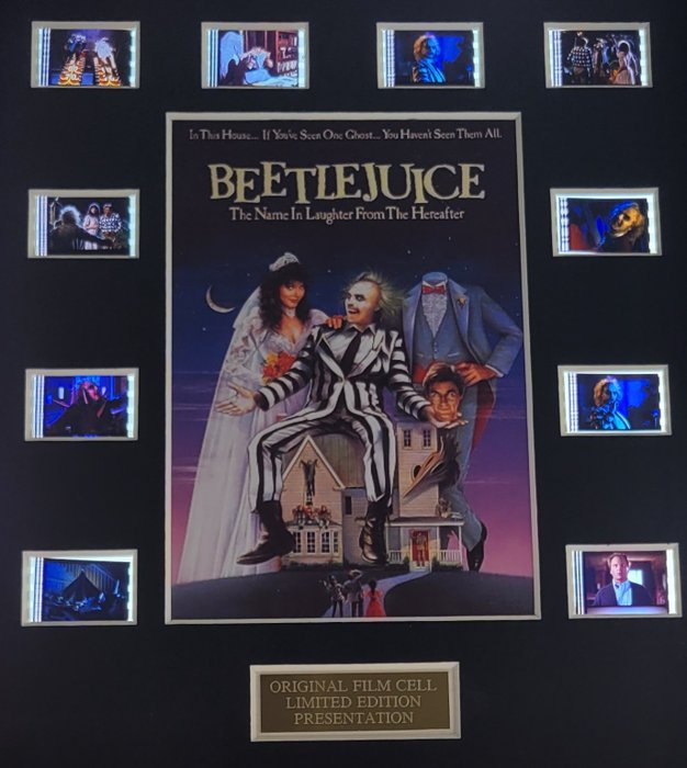 Beetlejuice - Framed Film Cell Display with COA