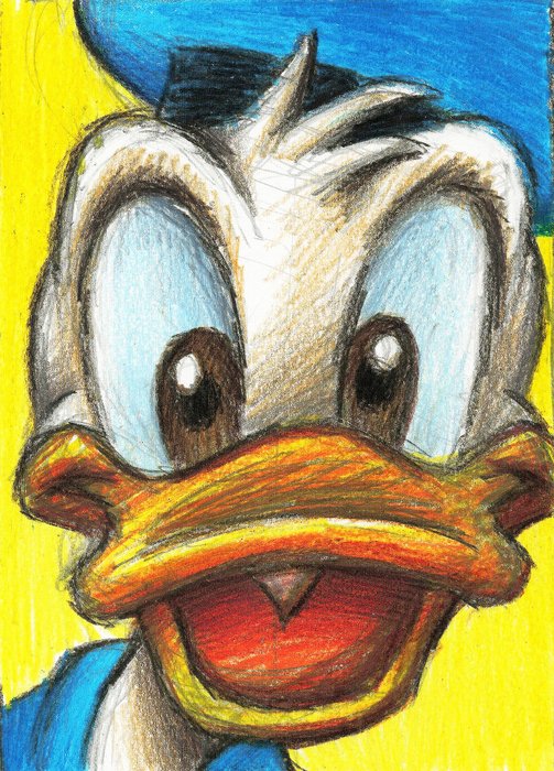 Joan Vizcarra - Donald Duck Andy Warhol Tribute - Fine Art Giclée - Artist Proof (A.P.)