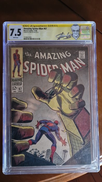 Amazing Spider-Man #67 - Signed by Stan Lee - 1 Signed graded comic - 1968 - CGC 7.5