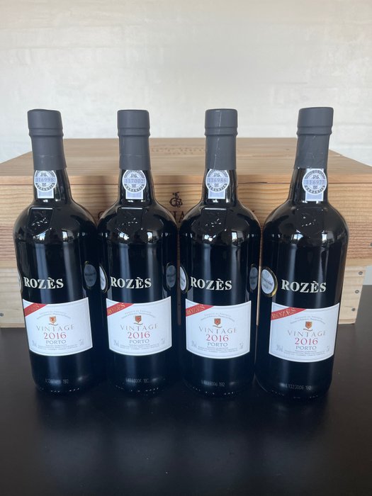 2016 Rozès - Vintage Port -  Douro  - 4 Flasker (0,75 L)