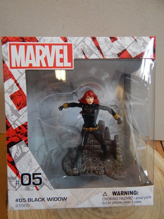 Justice League  - Black Widow + Falcon + Spider-Man + Iron Man - 4 Komisk legetøj - DC Comics / Schleich / Marvel