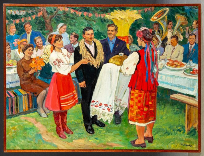 Evdokia Grigorievna Usikova (1913-1996) - Festa del grano - XL FORMAT