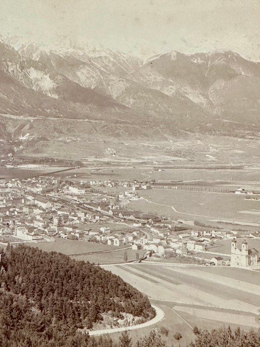 Carl Alfred Czichna (Austrian 1842 - 1899) - Two Albumen Prints of Innsbruck