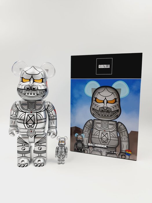 Godzilla - Be@rbrick MechaGodzilla 1974  400% 100% Bearbrick  2024