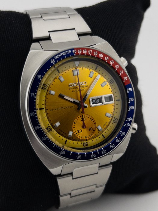 Seiko - Pepsi pogue "Yellow dial" - 6139-6002 - Mænd - 1970-1979