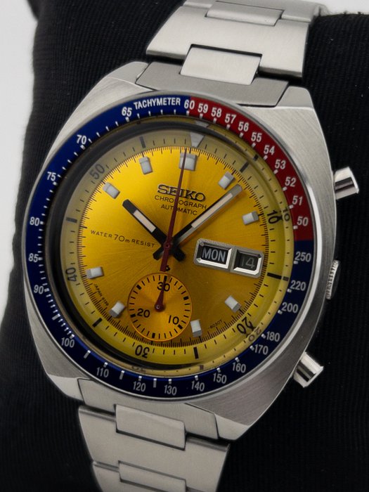 Seiko - Pepsi pogue "Yellow dial" - 6139-6002 - Mænd - 1970-1979