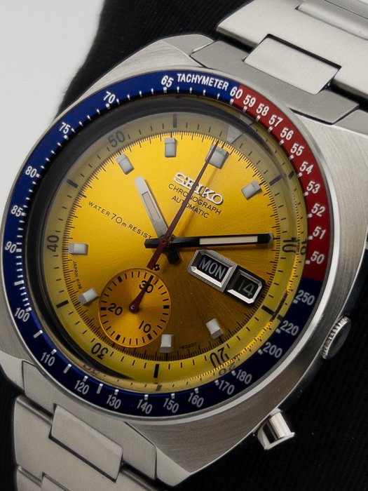 Seiko - Pepsi pogue "Yellow dial" - 6139-6002 - Mænd - 1970-1979