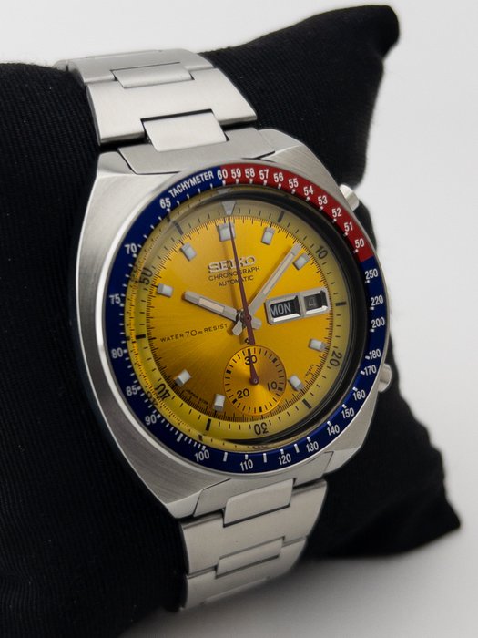 Seiko - Pepsi pogue "Yellow dial" - 6139-6002 - Mænd - 1970-1979