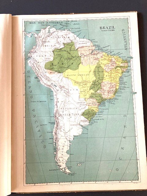 Teodoro Sampaio - Atlas dos Estados Unidos do Brazil - 1908