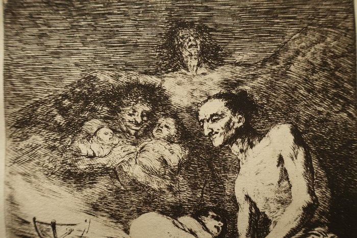 Francisco José De Goya y Lucientes (1746-1828) after - Sopla (Es bläst) Blatt #69