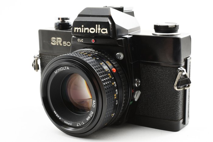 Minolta SR505 Black + MD 17/50mm | Reflekskamera med enkelt linse (SLR)