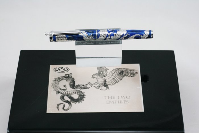 Urso - Urso roller The Two Empires in sterling silver and enamels, limited edition - Rollerpen