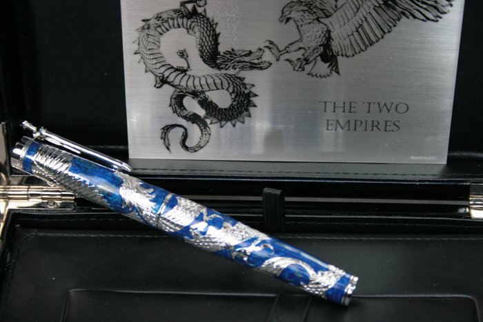 Urso - Urso roller The Two Empires in sterling silver and enamels, limited edition - Rollerpen