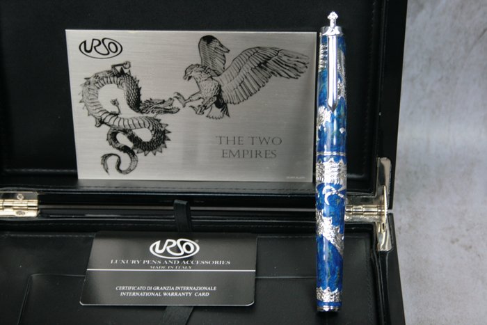 Urso - Urso roller The Two Empires in sterling silver and enamels, limited edition - Rollerpen