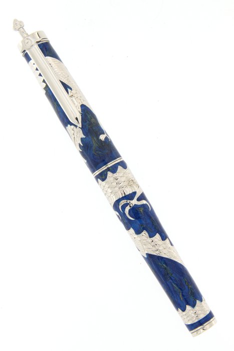 Urso - Urso roller The Two Empires in sterling silver and enamels, limited edition - Rollerpen