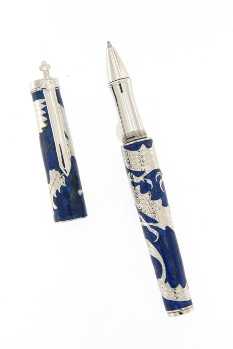 Urso - Urso roller The Two Empires in sterling silver and enamels, limited edition - Rollerpen