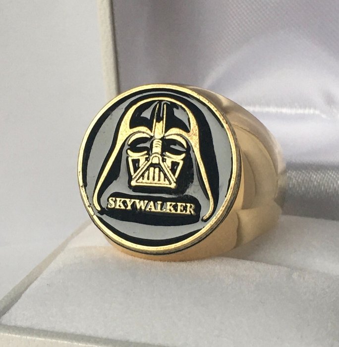 Skywalker Darth Vader Symbol Star Wars 24kt forgyldt - Ring