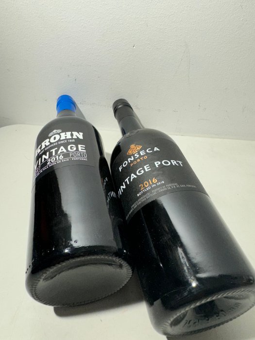 2016 Krohn  2016 Fonseca - Vintage Port -  Douro  - 2 Flasker (0,75 L)