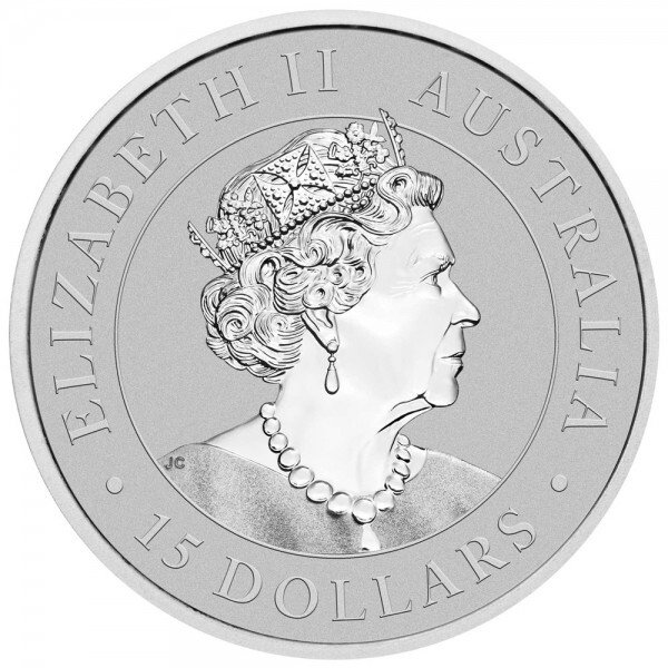 Australien. 2022 1/10 oz $15 AUD Platinum Kookaburra Coin BU (In Capsule)