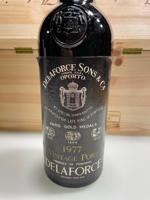 1977 Delaforce - Vintage Port - Flasket 1979 -  Douro  - 1 Flaske (0,75L)