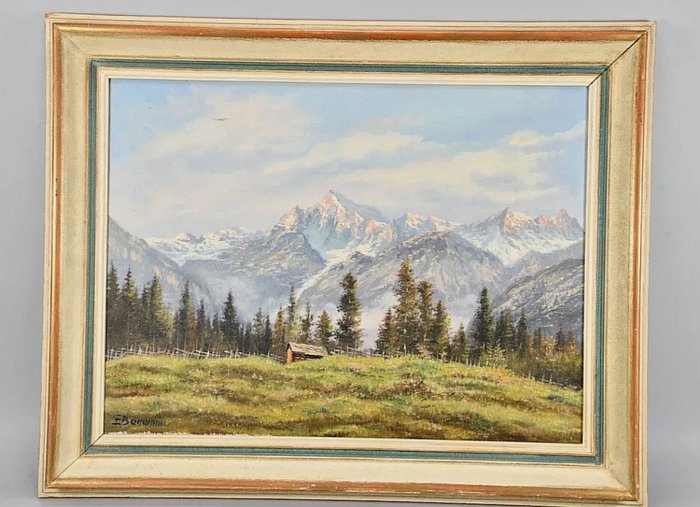 Ernst Baumann (1909-1992) - Mountain landscape - NO RESERVE