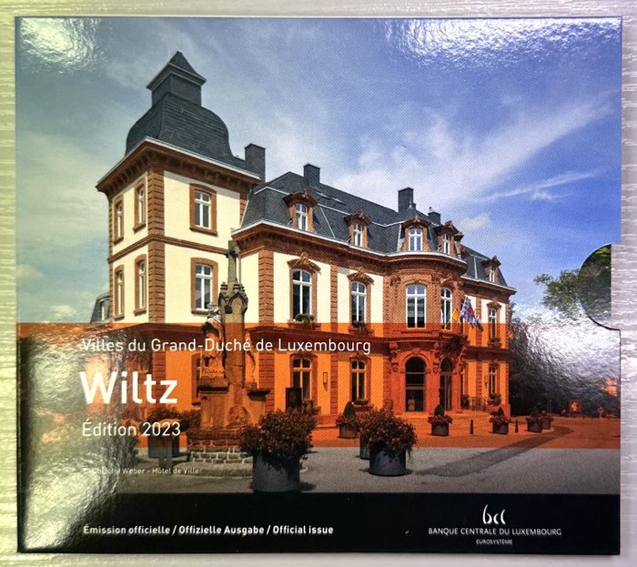 Luxembourg Year Set (FDC) 2023 "Wiltz" (incl 2 euro "Olympiesche Kommitee")  (Ingen mindstepris)