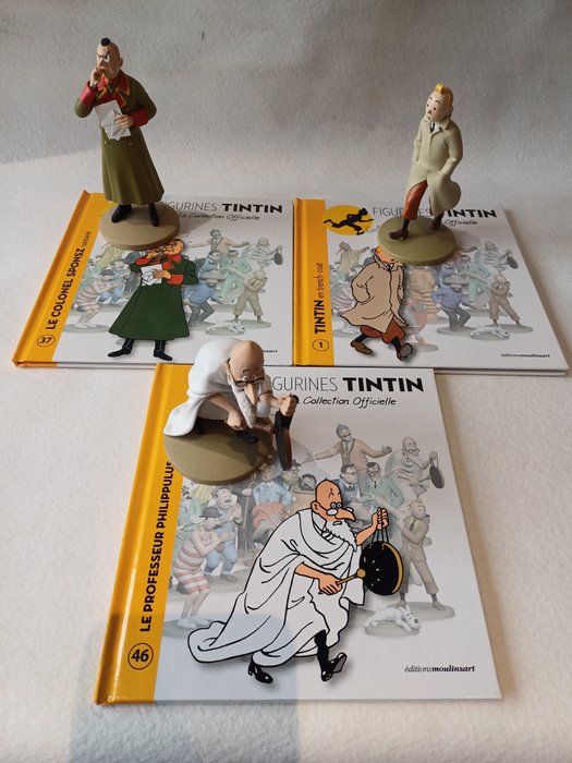 La Collection officielle - Tintin - Le Colonel Sponz - Le Professeur Philippulus