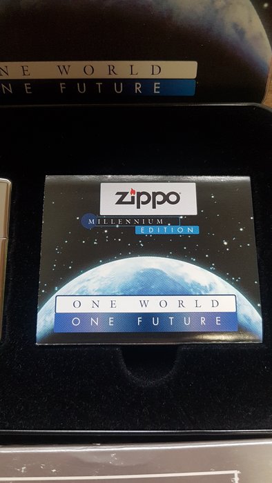 Zippo - Original Zippo Rarität Titanium Edition Millennium - Lighter - titanium