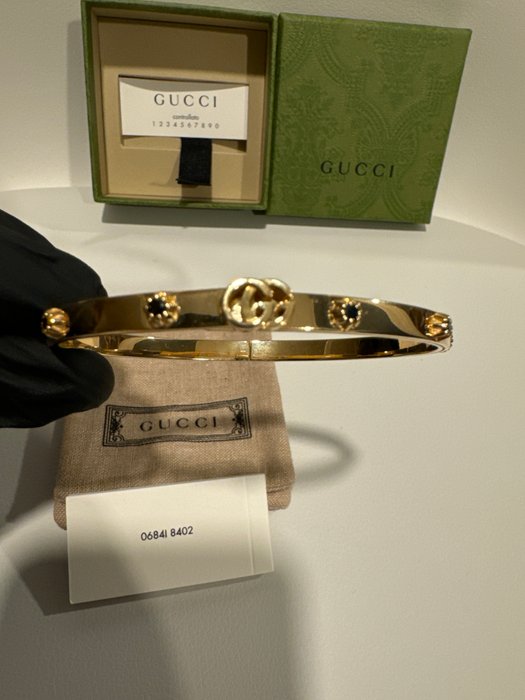 Gucci - Armbånd - 18 kraat Gulguld -  5.60ct. tw. Diamant (Natur)  - Gucci GG Løber 7MM