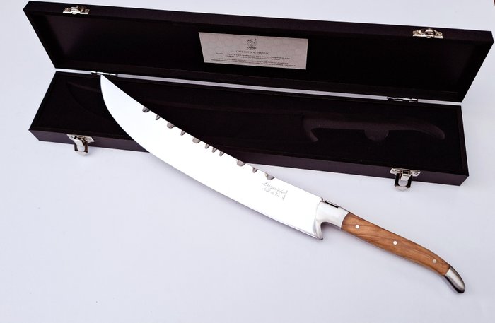 Sabel - Laguiole - Champagne saber - Olive Wood handle - sable styl de - Frankrig - 2020+