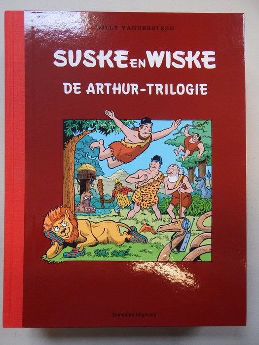 Suske en Wiske - De Arthur-trilogie - Luxe uitgave op groot formaat + uitgewerkte fantekening - 1 Album - Første udgave - 2010