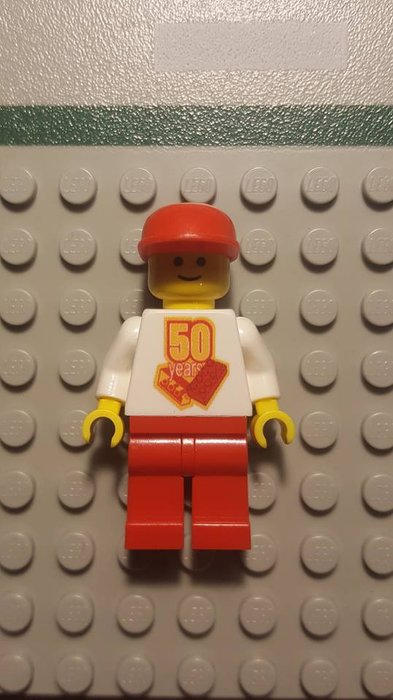 lego - Figur - Lego Minifigures displayfig Figurka LEGO Store Display NEW 50 Year Anniversary Minifigure - Plast