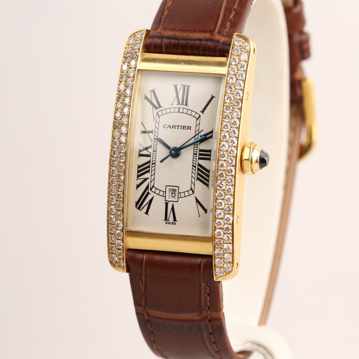 Cartier - Tank Américaine - 2483 - Kvinder - 2000-2010