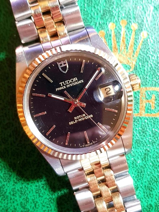 Tudor - Prince Oysterdate - Ref. 74033 "Black Dial" - Mænd - 1990