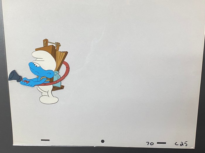 The Smurfs 1981 - 1 Original Animation Cel