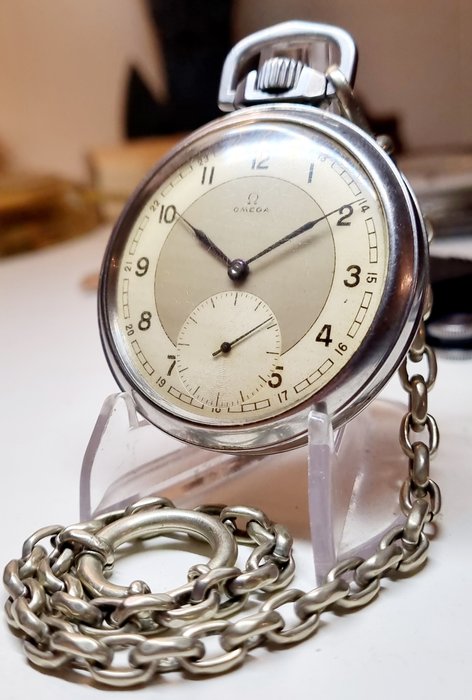 Omega - Omega "Étanche" First Waterproof steel pocket watch CK 1064 - Mænd - 1901-1949